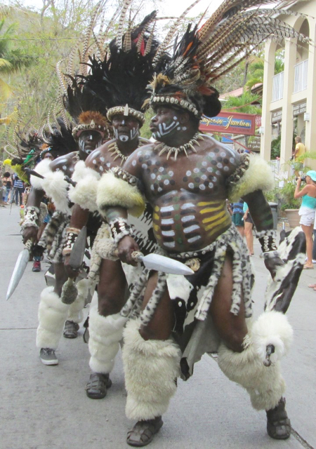 African Zulus from St. Thomas.
