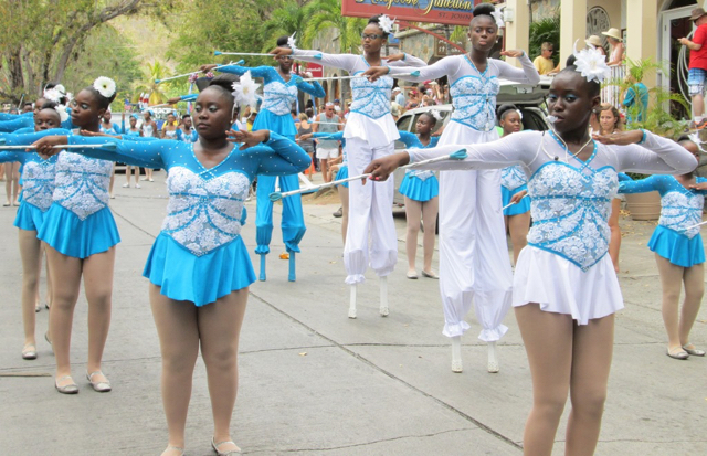 The St. Thomas Majorettes.