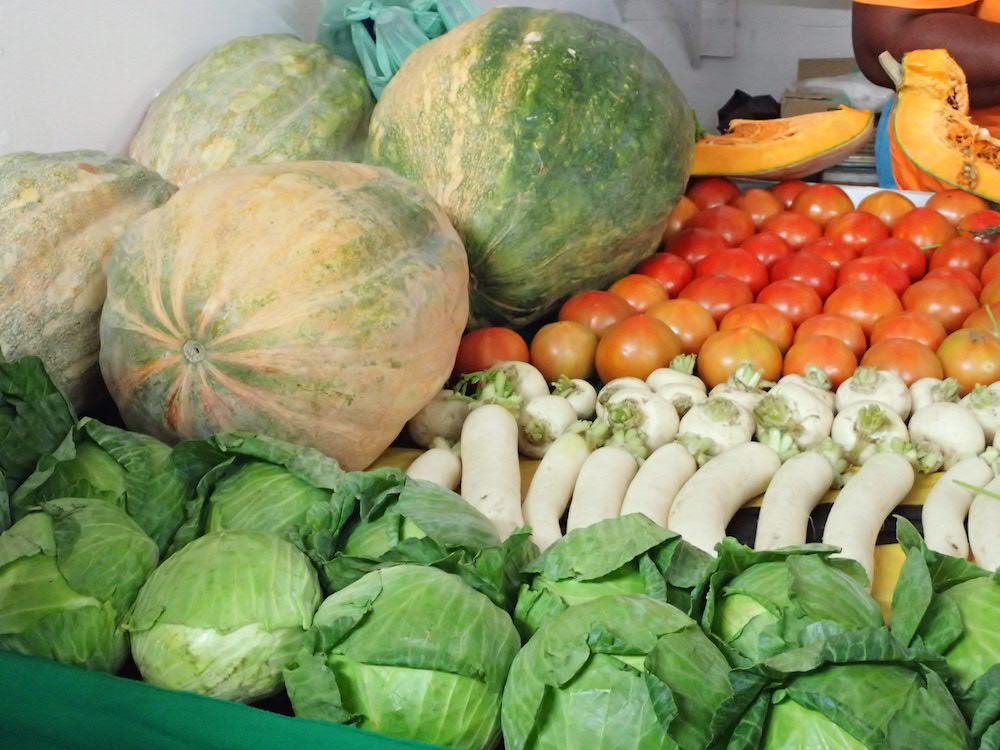 Perfect cabbages, pumpkins, leeks and tomatoes are on display at Agrifest 2016.