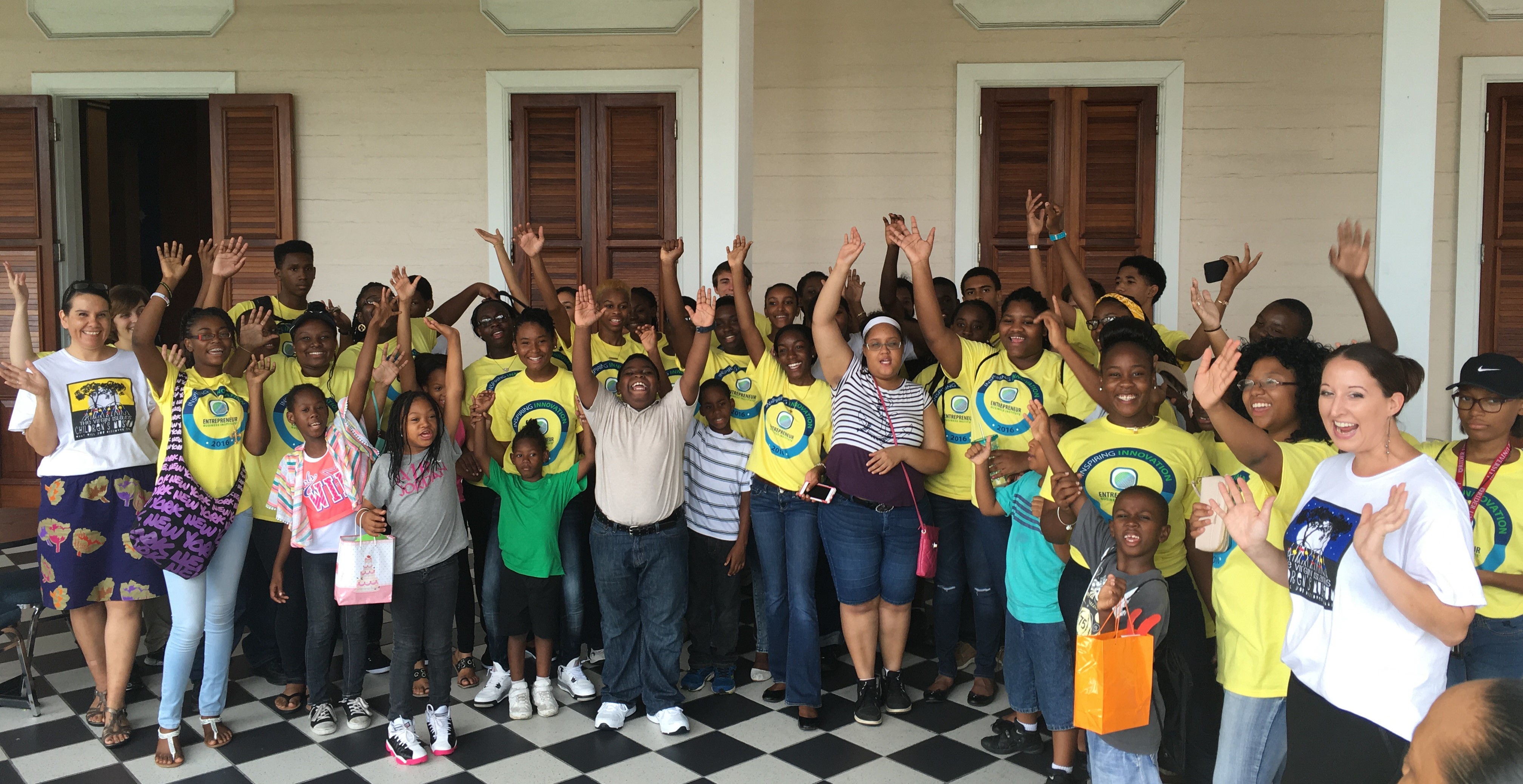 EBI Students paired up with Camp Shriver students to guide them through the World of Science at the Virgin Islands Children Museum.