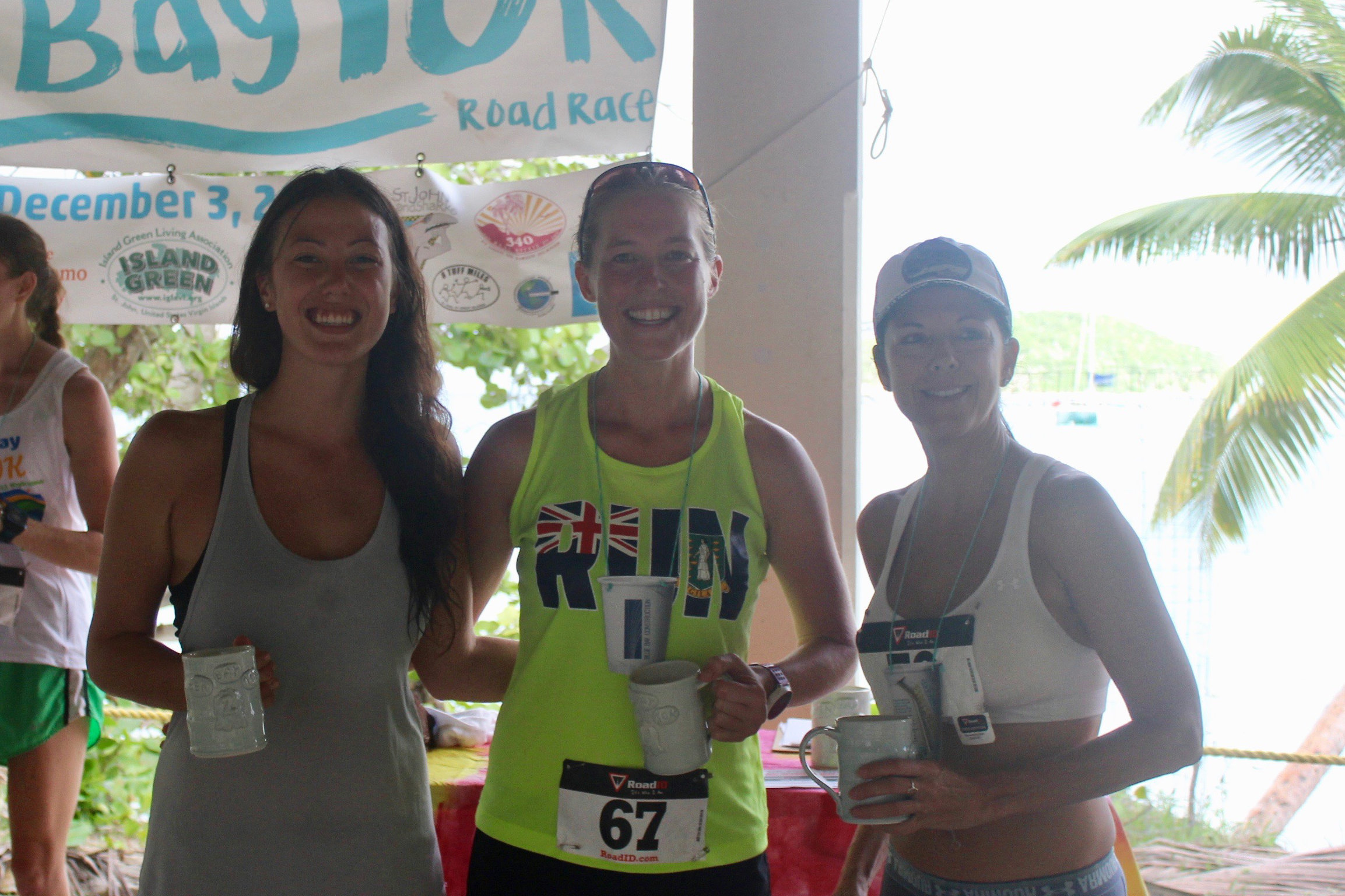 Catherine Lambright (left) 2nd place -- Katrina Crumpler (center) 1st. place -- Brenda Simpson (right) 3rd place