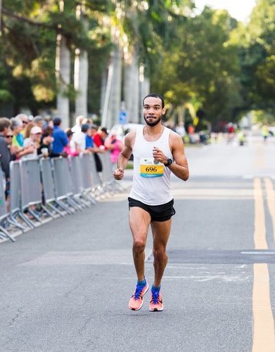 Eduardo Garcia at Naples, Florida Half-Marathon