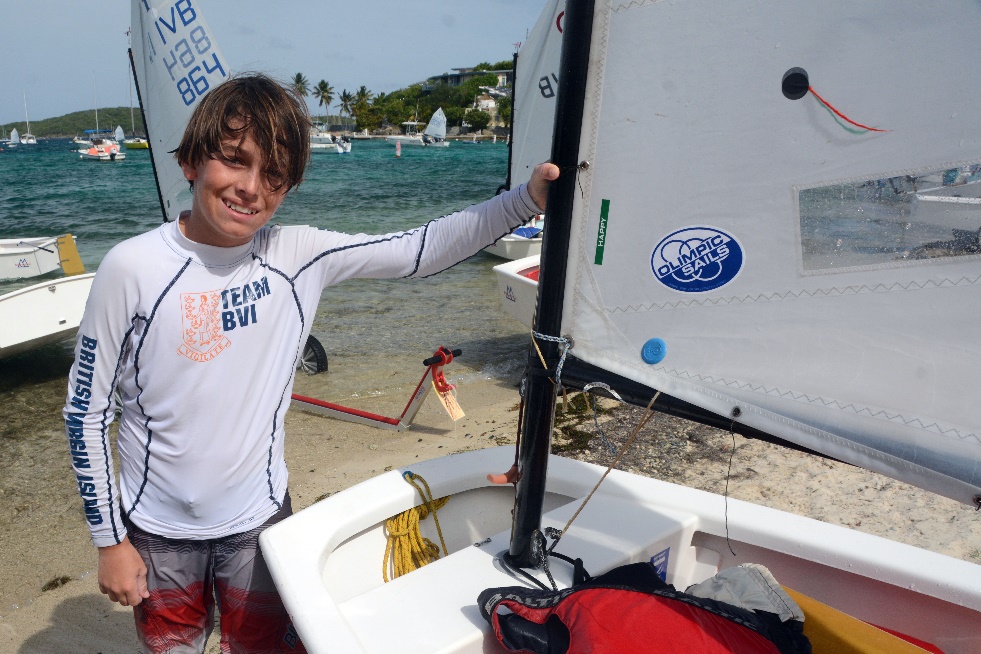 International Optimist Regatta sailor