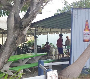  Guests play table tennis at Cheeseburgers in America's Paradise on St. Croix. (Photo from a social media site)