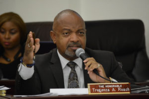 Sen. Tregenza Roach said government employees are getting increasingly frustrated. (File photo)