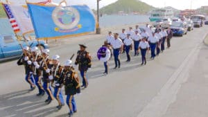 First responders marched down the Charlotte Amalie Waterfront Monday to kick National Police Week events throughout the territory.