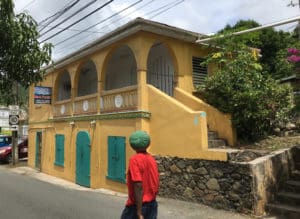 Elroy Sprauve's house, once the site of St. John's first bank.