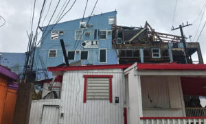 Damage in Cruz Bay, St. John. (David Knight Jr. photo)
