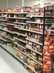 Store shelves are getting picked clean in advance of Hurricane Maria.