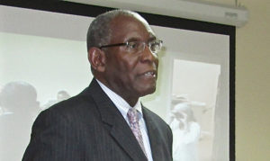 UVI President David Hall (File photo)