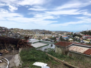 The Anna's Retreat and Tutu High Rise areas are two of the hardest hit on St. Thomas, (James Gardner photo)
