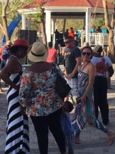 St. John residents dance to the music of Cool Sessions.