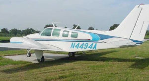 Photo shows the Beech 58 twin engine aircraft the FAA says crashed on St. Croix Thursday as it appeared in an online for-sale advertisement in 2015.