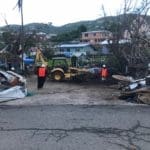 debris removel french town Nov 4-5