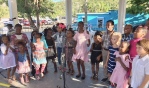 The All Island Children’s Choir performs Monday at the Cruz Bay celebration of Martin Luther King Jr.