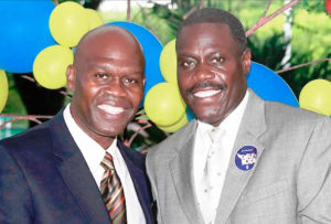 Moleto Smith and Hubert Frederick (Photo from the Moleto Smith and Hubert Frederick gubernatorial campaign)