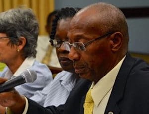 Tax Assessor Ira Mills testifying before the Senate in 2016. (File photo)