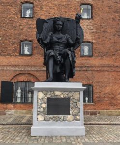 “I Am Queen Mary” outside the West Indian Warehouse in Copenhagen, Denmark.