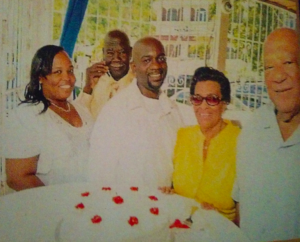 Terence A. Todaman (right) with wife Doris, nephew Lloyd Maynard (the author), Melvin Donovan (Terence’s brother), and Dawn Matthew-Maynard (Lloyd’s wife). 