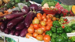 A pile of produce grown on St. Croix. (Source file photo by Susan Ellis)