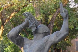 The iconic statue that symbolizes freedom in the U.S. Virgin Islands. (File photo)