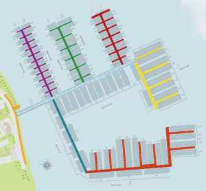 Visitors to the St. John Marina website can reserve a slip on the project map.