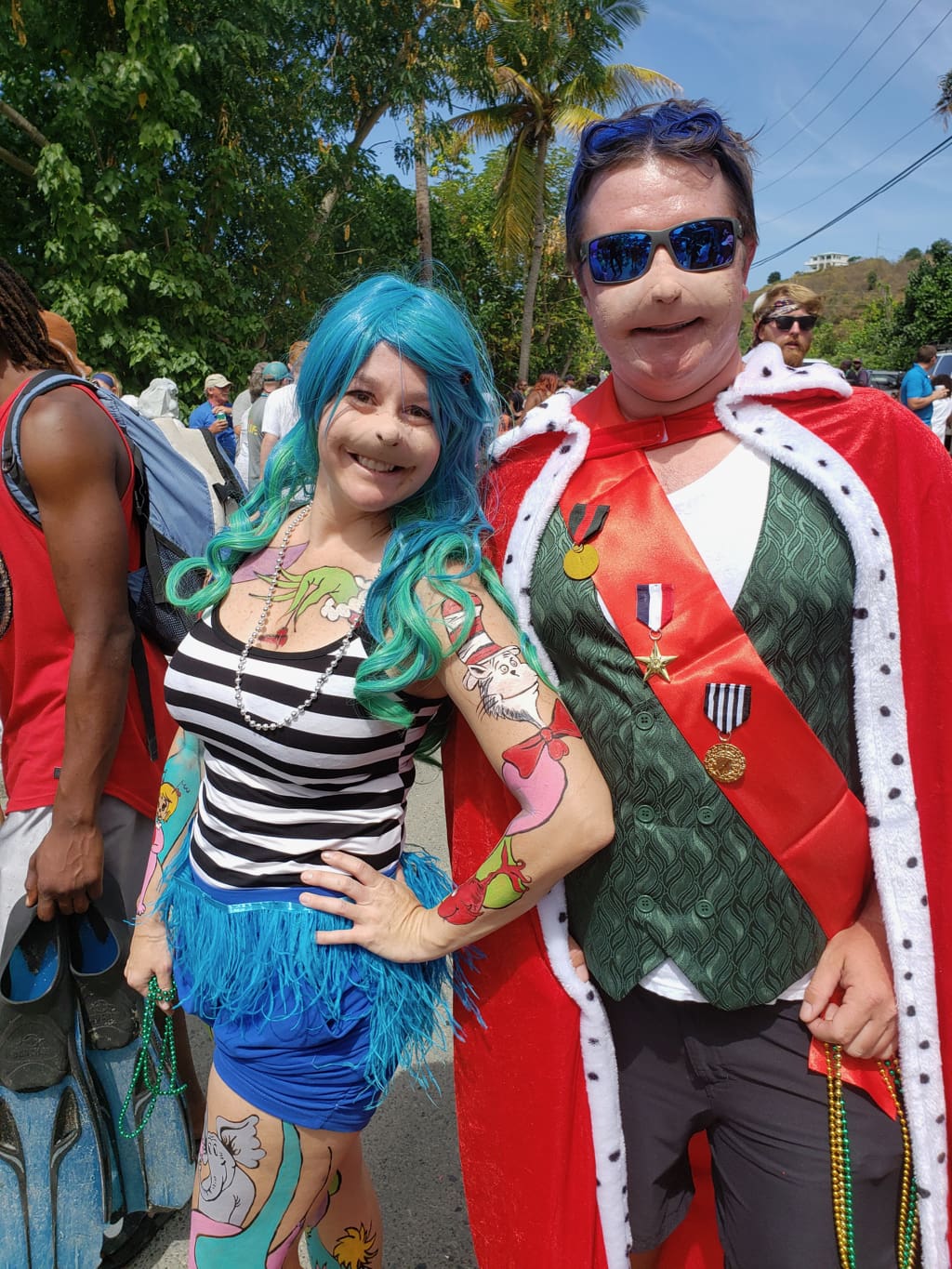 A pair of Who's from Whoville take part Saturday. (Melody James photo)
