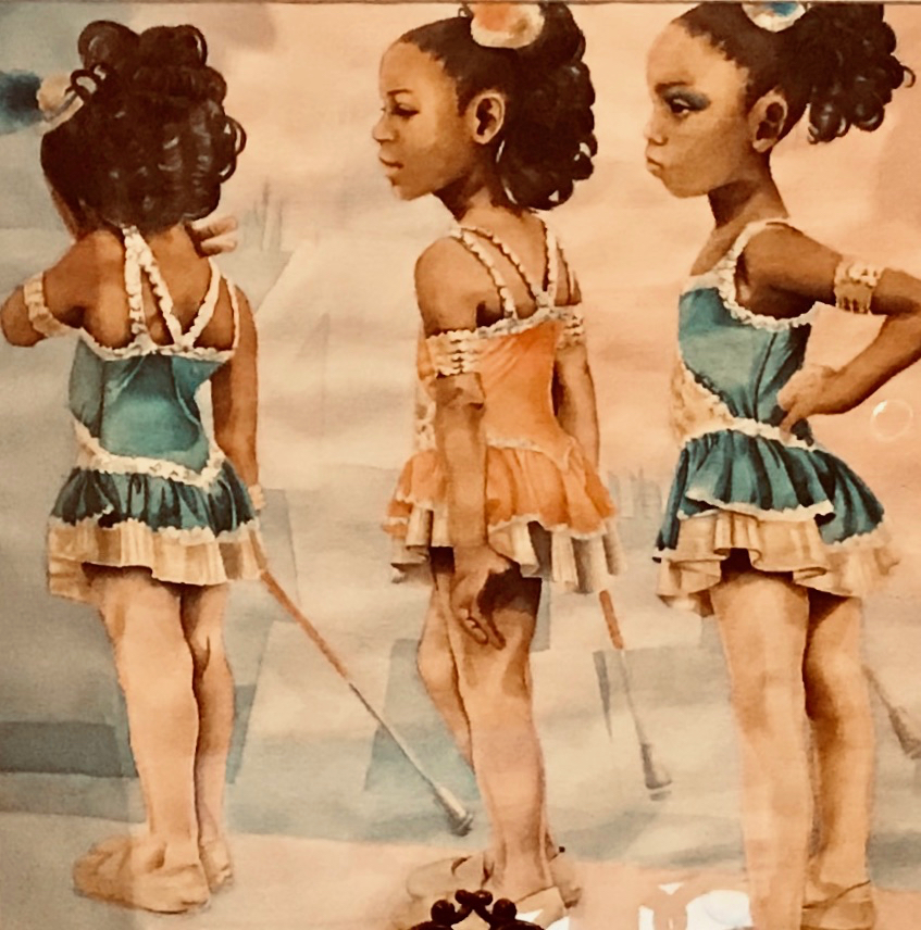 The watercolor painting 'Celebration,' by St. Croix Central High School senior Alayna Caraballo, was the winning U.S. Virgin Islands entry in the Congressional Art Competition. (Elisa McKay photo)
