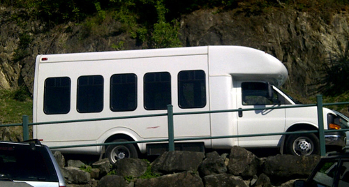 Dial-A-Ride van. (Photo from St. John Tradewinds)