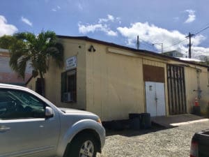 The rec center in Cruz Bay is slated for reconstruction. (Source photo by Amy Roberts)