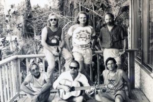 Groundsea 1988: Don Edwards with his band “Groundsea,” named after the local island term for a ground swell. (Photo provided by Don Edwards)