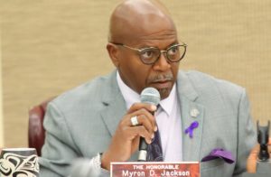 Sen. Myron Jackson (File photo by Omari Hicks, Legislature of the Virgin Islands)
