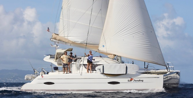 Sail Pendings explores the waters of the Virgin Islands. (Photo by Stormy Pirates Boat Charters)