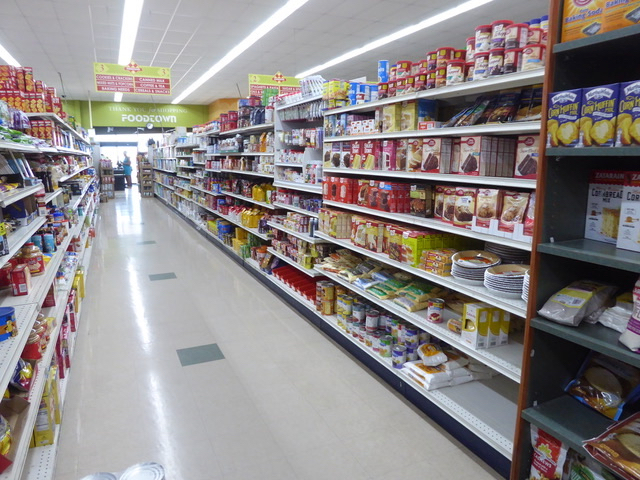 There was plenty of product available in the baking goods aisles at Food Town. (Source photo by Linda Morland)