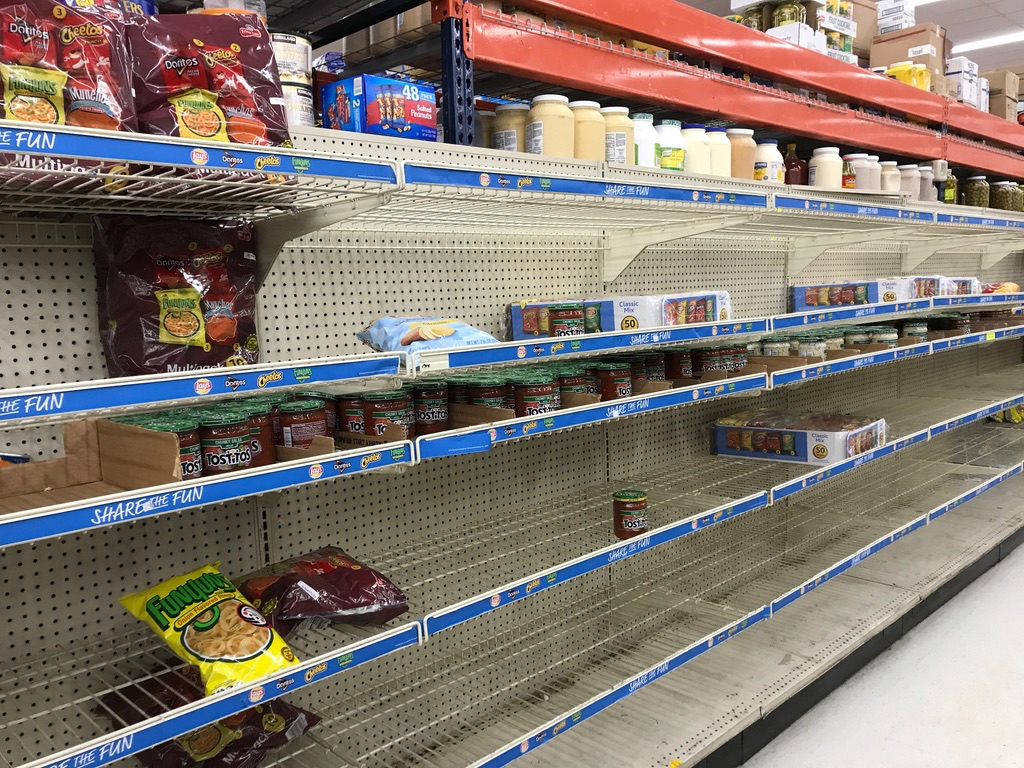 Snacks were in short supply at Plaza East. Source photo by Elisa McKay)