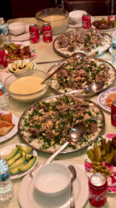 Mansaf is a traditional Arab dish. (Source photo by Nour Z. Suid)