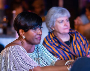 V.I. Attorney General Denise George with U.S. Ambassador to Ghana- Stephanie S. Sullivan. (Photo provided by the V.I. Department of Justice)
