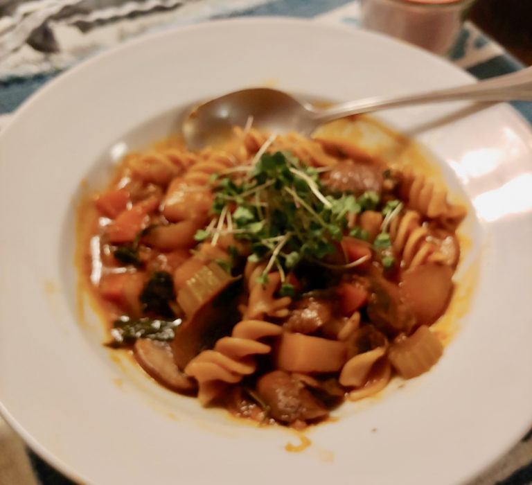 Cooking in the Time of Corona – Mushroom Potato Stew