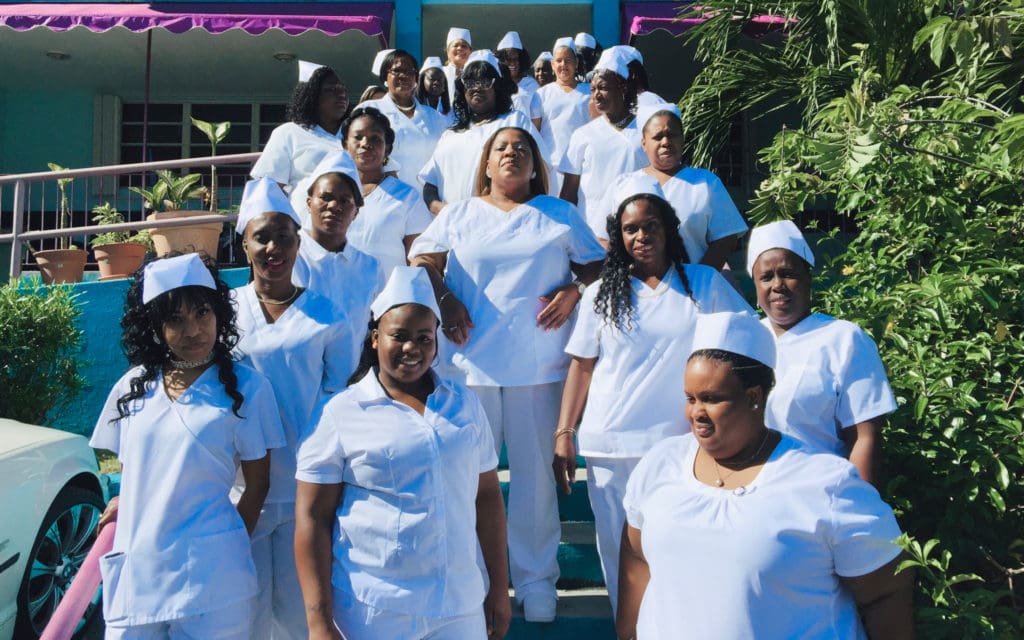 Staff of Queen Louise Home for the Aged pose for Nurses Week 2015. (Photo submitted by Ernie Pennyfeather)