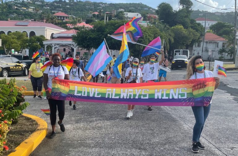 LGBTQ+ Community Celebrates First Walk On St. Thomas