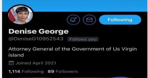 Be Alert for Fake AG Twitter Account