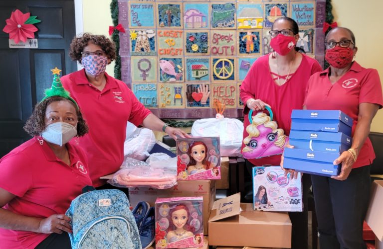 VI Tuskegee Airmen Donate Gifts to Women’s Coalition of St. Croix