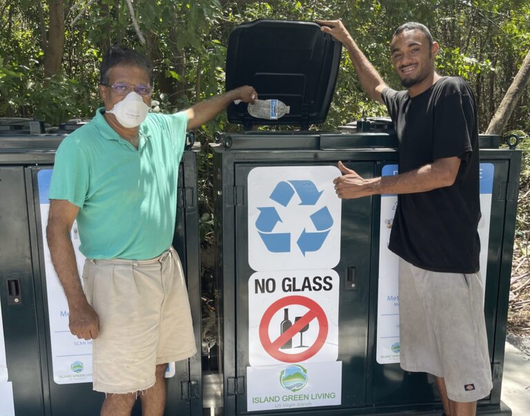 Partnership Brings Recycling Receptacles to St. John Bin Sites