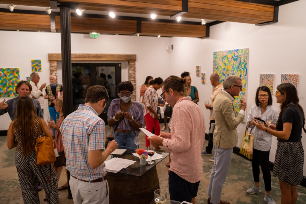 A gallery exhibition at 81C in downtown St. Thomas. (Photo by 81C)