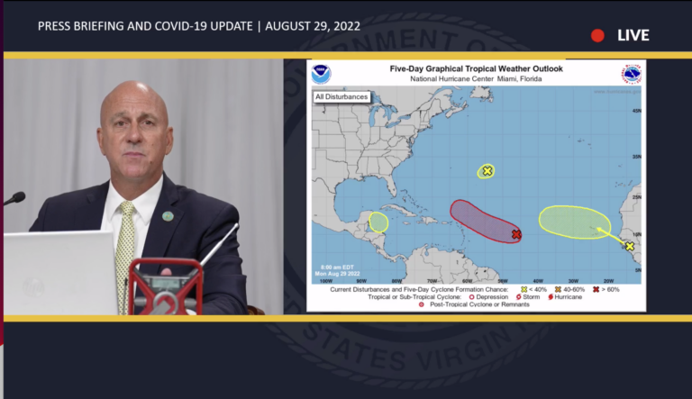 VITEMA Urges Readiness as Tropical System Forecast to Pass Near V.I.