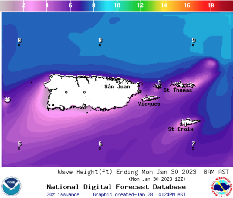 Rough Seas Expected During the First Part of the Week