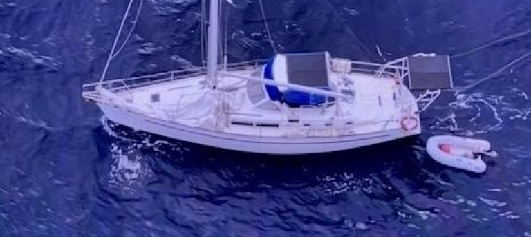 Coast Guard Crews and Tank Ship Silver Dover Assist 80-year-old Boater Southeast of PR