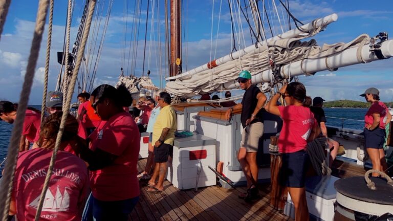 Christiansted Harbor Welcomes the Denis Sullivan