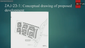 Site plan shows concept of expansion of GHL for 72 units. (Image from Senate Committee of the Whole session Wednesday)