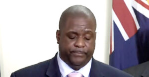 Former B.V.I. Premier Andrew Fahie has asked to be sentenced to no more than 10 years in prison. (Photo: still from GIS video)